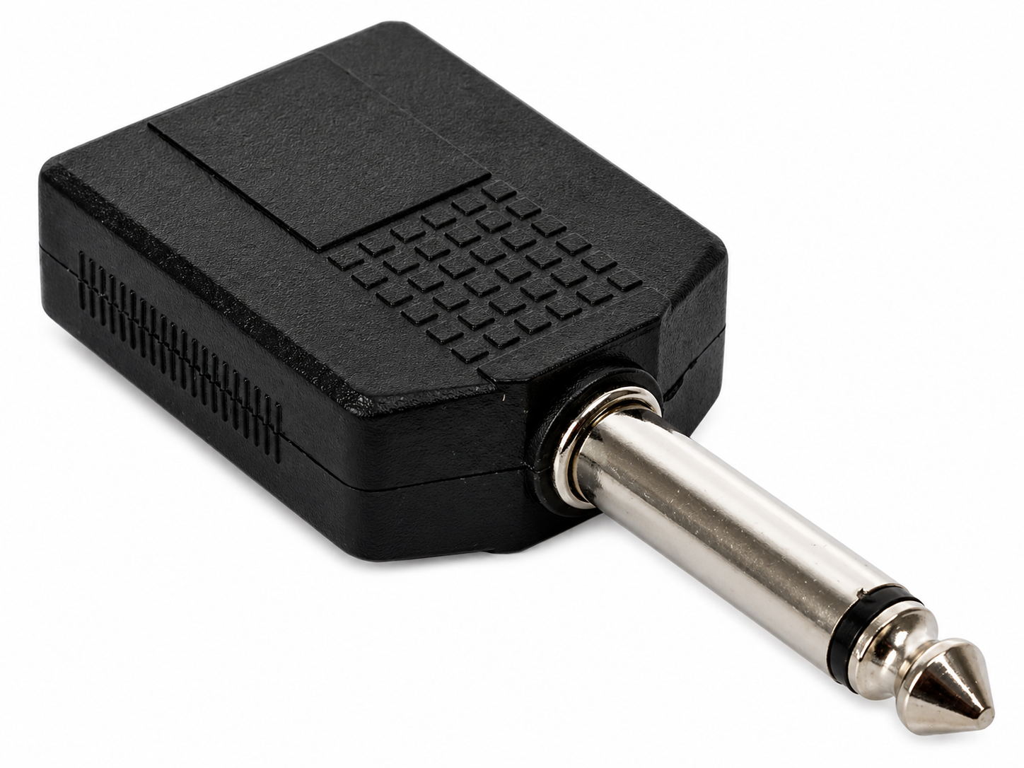 Adaptador 2 Jack 6.3mm a Plug 6.3mm Mono