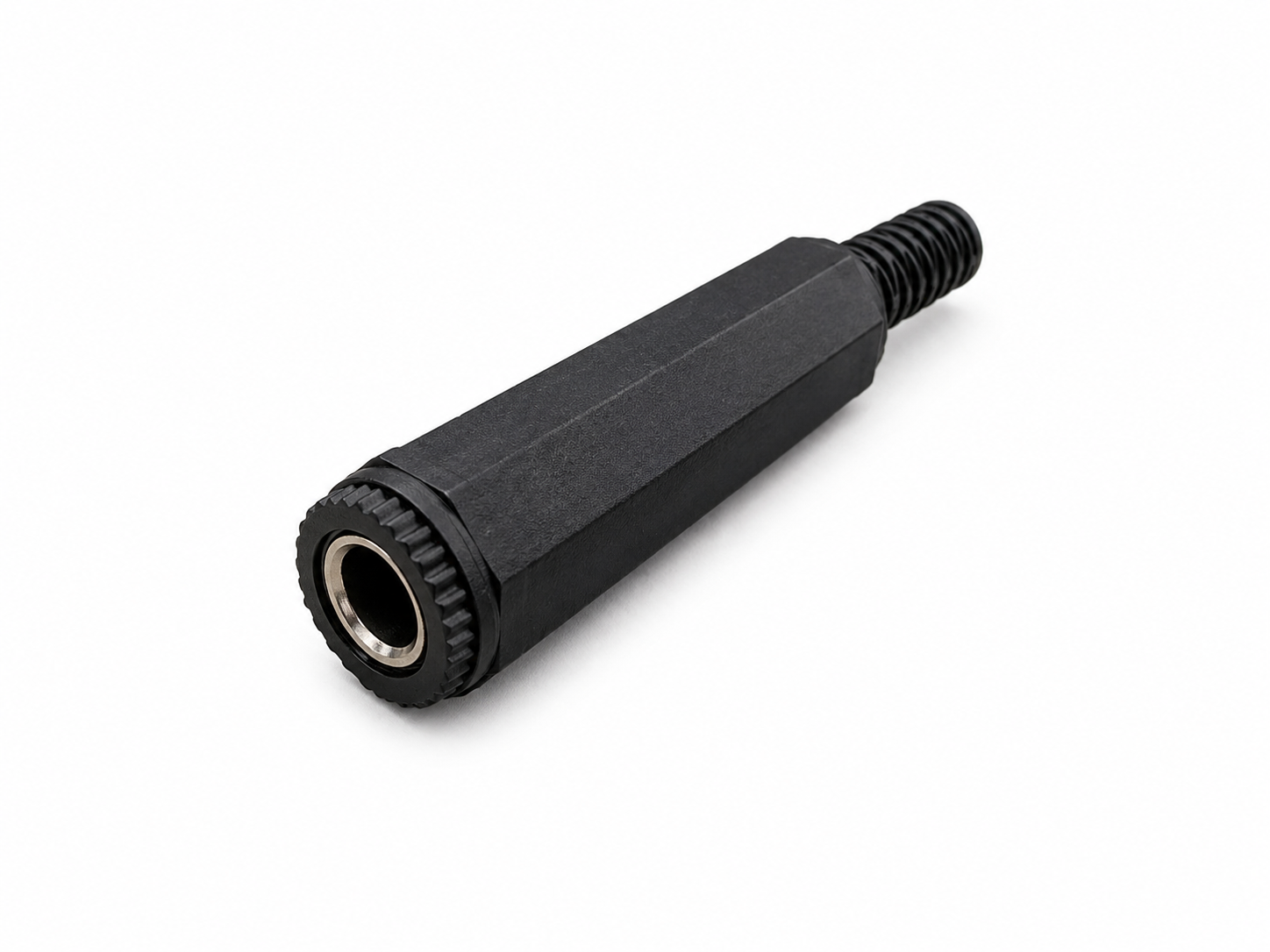 Jack 6.3mm Estéreo Para Cable Plástico