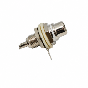 Conector Jack RCA Blanco Para Chasis