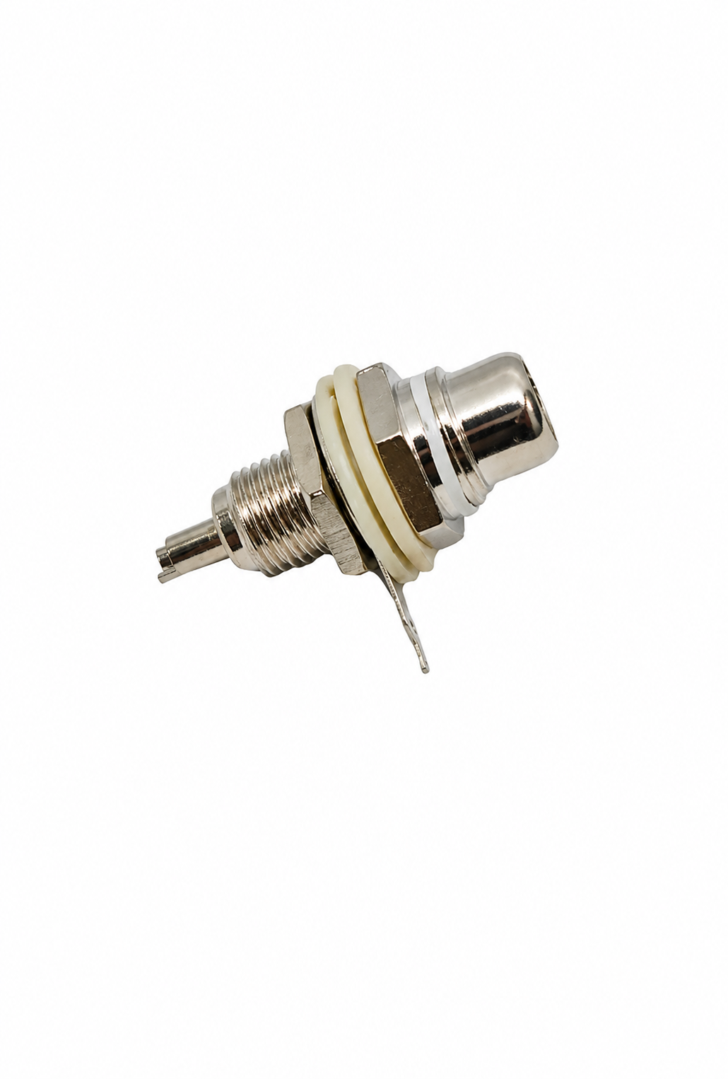 Conector Jack RCA Blanco Para Chasis