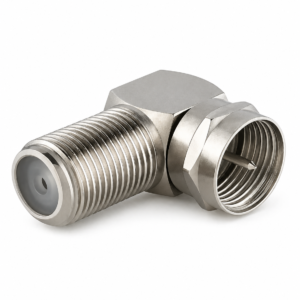 Adaptador L Tipo F Hembra a Macho de Rosca