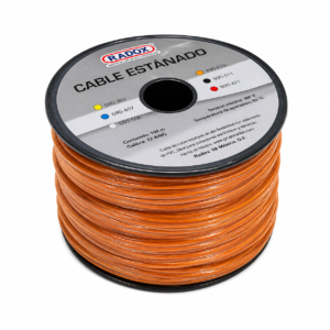 Carrete de Cable Estañado Naranja 100 m