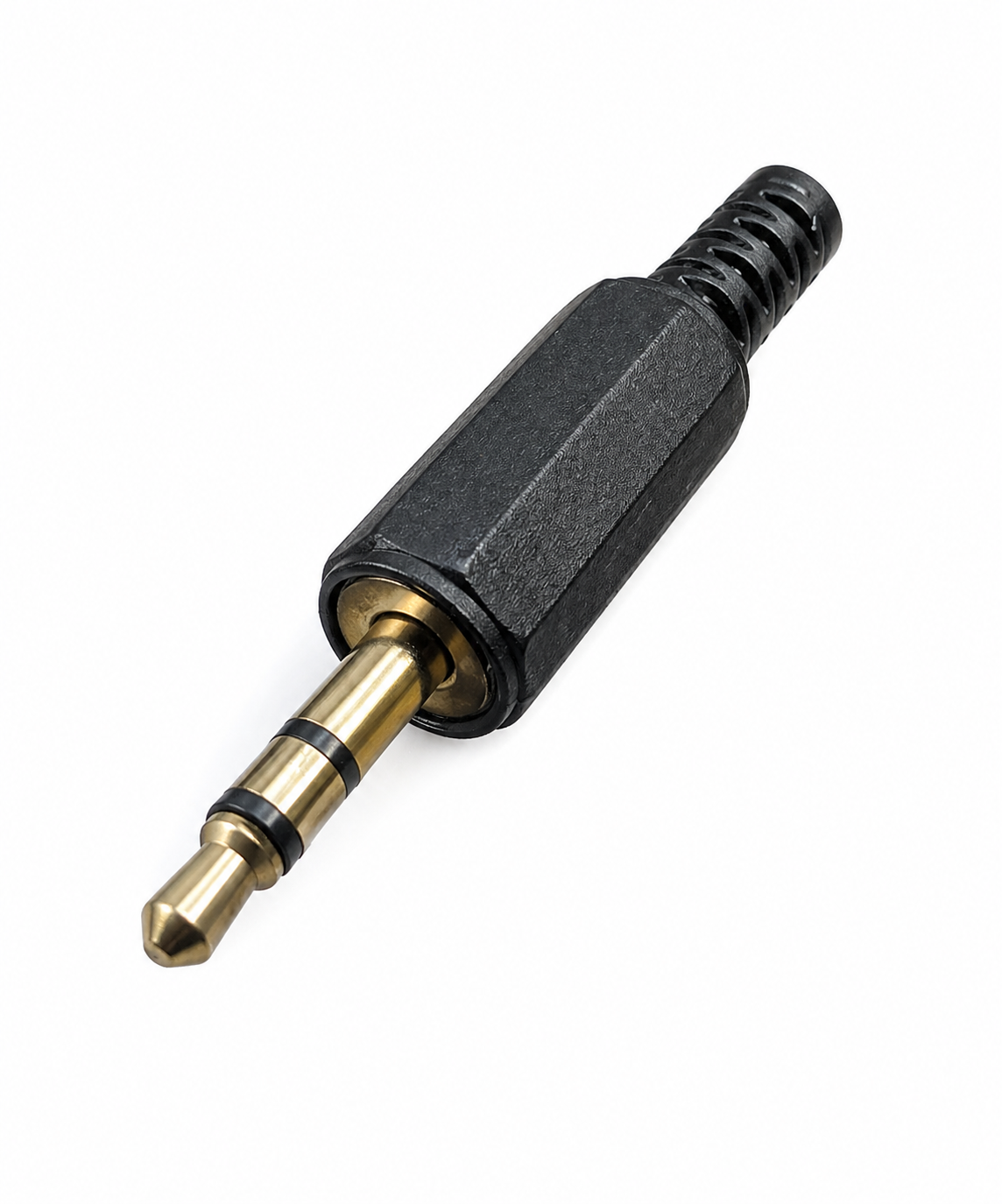 Plug 2.5 mm Estéreo de Plástico Negro