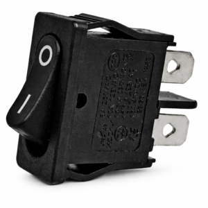 Microswitch con 3 Patas Botón Negro 3A 250V