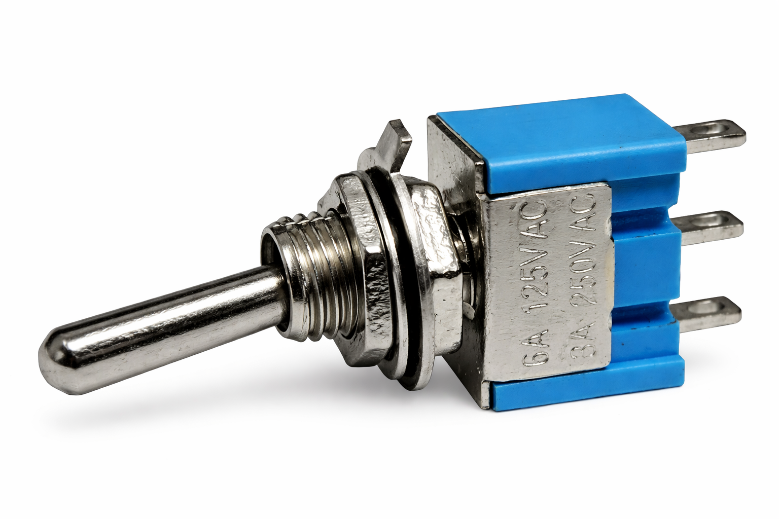 Switch de Palanca 3 Pines 1P2T 3A 250V / 6A 125V