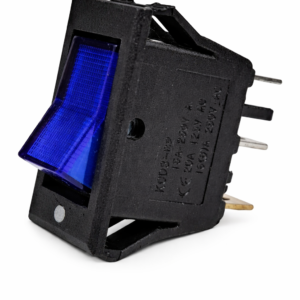 Switch Balancín con Piloto Azul 3 Pines