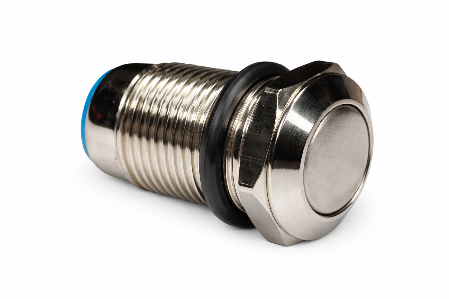 Switch Metálico Tipo Push NA 2A