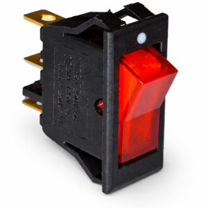 Switch Balancín con Piloto Rojo 3 Pines