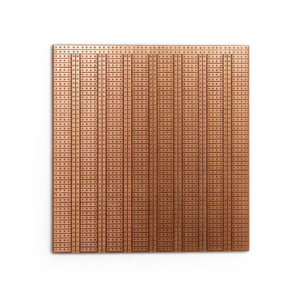 Placa Fenólica Perforada 10x11 cm